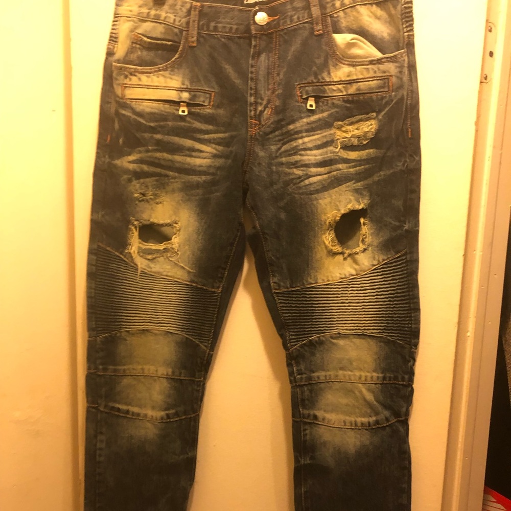 Embellish men’s jeans
